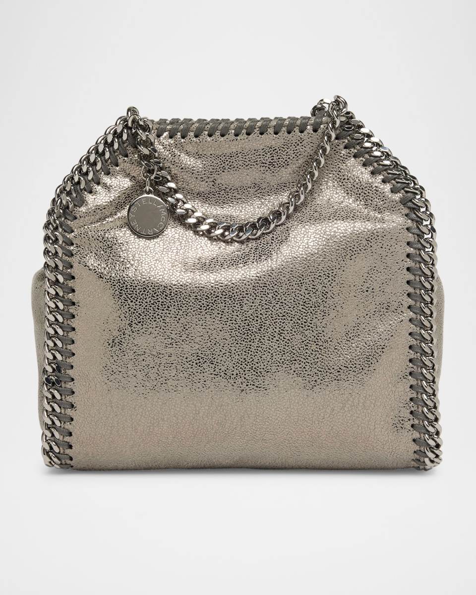 Falabella Tiny Eco Shiny Top-Handle Bag